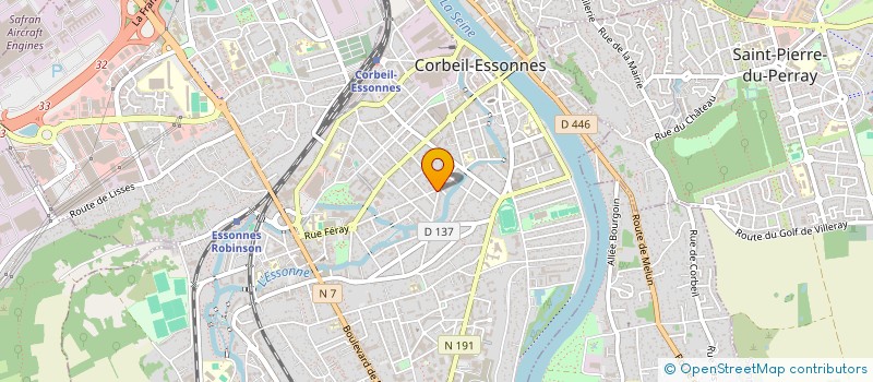 localisation de l'entreprise MADAME MARYLINE VIGNAS à CORBEIL ESSONNES