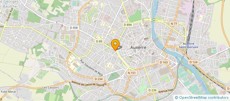 localisation de l'entreprise MADAME MARYLINE VOISINE à AUXERRE