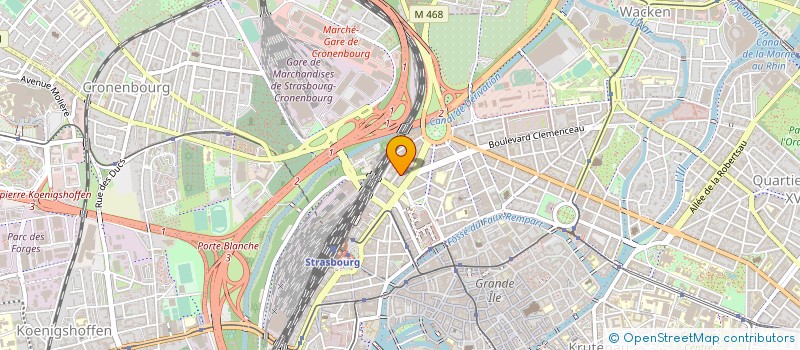 localisation de l'entreprise MADAME MARYLINE WEYL à STRASBOURG