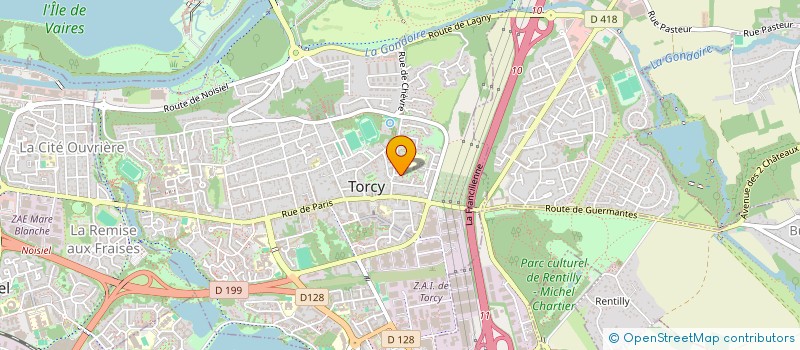 localisation de l'entreprise MADAME MARYLINE XU  TORCY