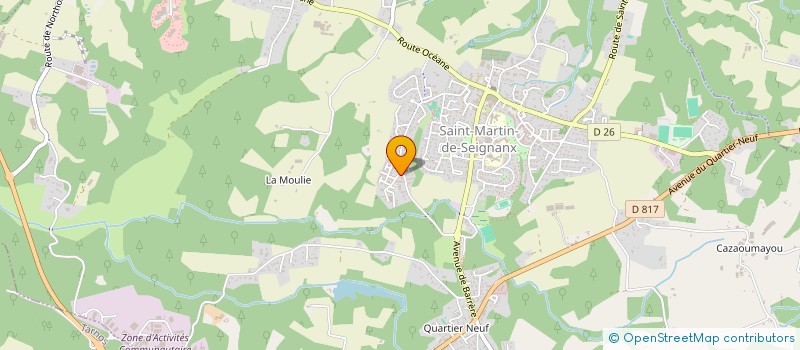 localisation de l'entreprise MADAME MARYLIS DE JESUS à SAINT-MARTIN-DE-SEIGNANX