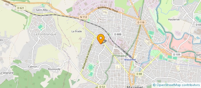 localisation de l'entreprise MADAME MARYLIS HORTALA  AUSSILLON