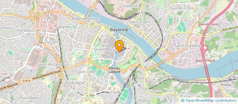localisation de l'entreprise MADAME MARYLIS HUSTAIX à BAYONNE