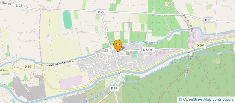 localisation de l'entreprise MADAME MARYLIS MONMEJA  CHARLEVAL