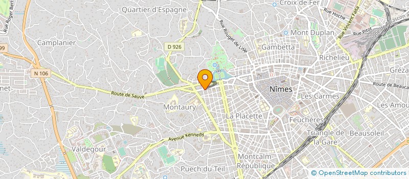 localisation de l'entreprise MADAME MARYLISE BOUQUEAU à NIMES