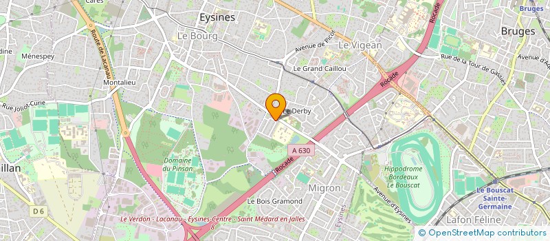 localisation de l'entreprise MADAME MARYLISE CALLOCH  EYSINES