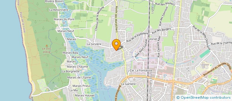 localisation de l'entreprise MADAME MARYLISE DAUBOEUF à LES SABLES-D'OLONNE