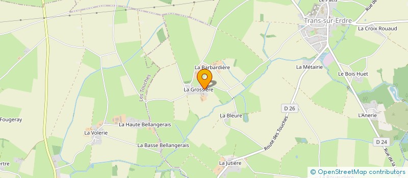 localisation de l'entreprise MADAME MARYLISE DESHAIS  TRANS-SUR-ERDRE