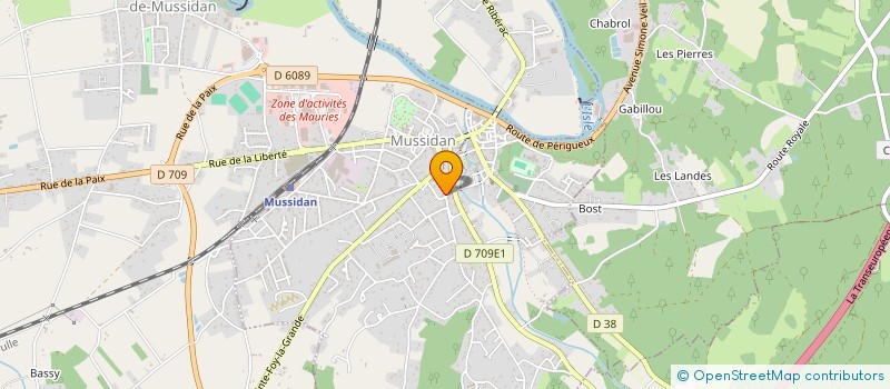 localisation de l'entreprise MADAME MARYLISE ERIKA VERHULST à MUSSIDAN
