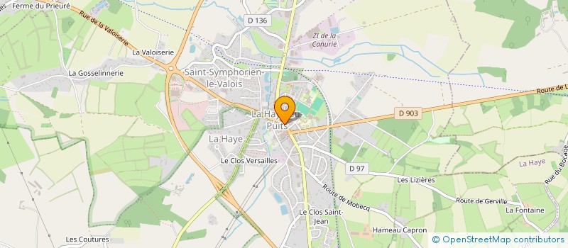 localisation de l'entreprise MADAME MARYLISE GAULT  LA HAYE