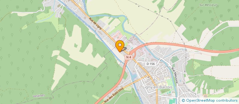 localisation de l'entreprise MADAME MARYLISE GOUVERD  LIGNY EN BARROIS