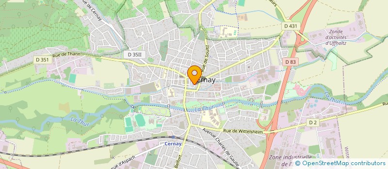 localisation de l'entreprise MADAME MARYLISE LANG à CERNAY