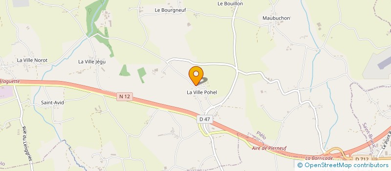 localisation de l'entreprise MADAME MARYLISE LE BELEGUY à PLELO