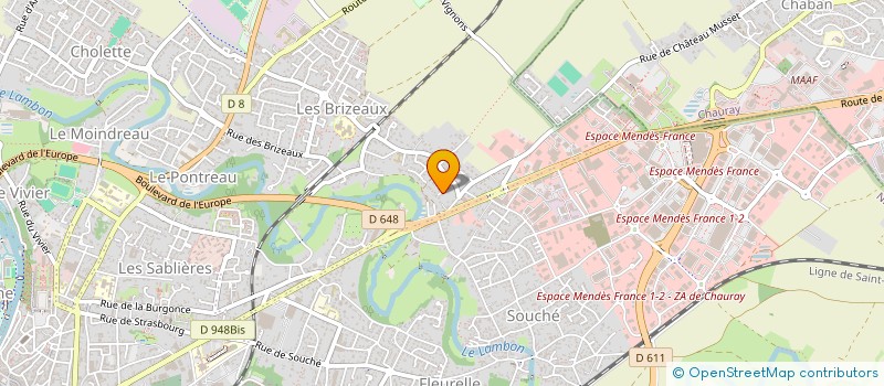 localisation de l'entreprise MADAME MARYLISE MARTINEAU  NIORT