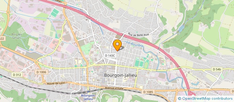 localisation de l'entreprise MADAME MARYLISE PETIT à BOURGOIN-JALLIEU