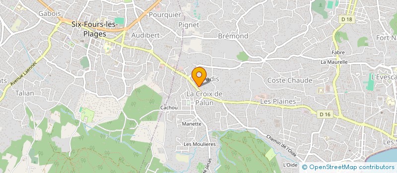 localisation de l'entreprise MADAME MARYLISE POLLET à LA SEYNE-SUR-MER