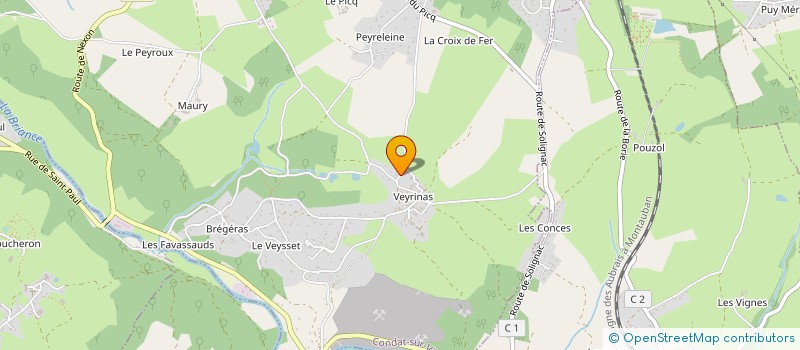 localisation de l'entreprise MADAME MARYLISE POMMIER à CONDAT-SUR-VIENNE