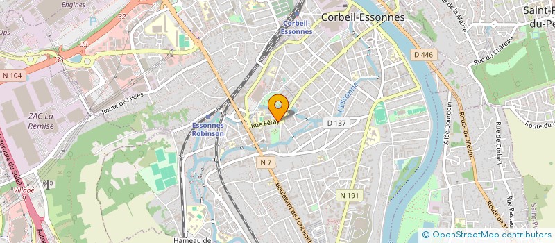 localisation de l'entreprise MADAME MARYLISE RIOU  CORBEIL-ESSONNES