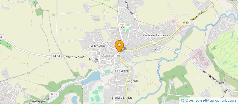 localisation de l'entreprise MADAME MARYLISE SANCHOU à AUSSONNE