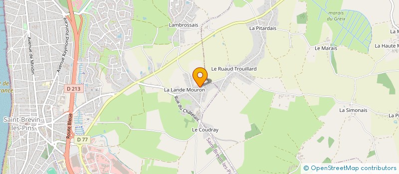 localisation de l'entreprise MADAME MARYLOU BEZIER à SAINT-BREVIN-LES-PINS
