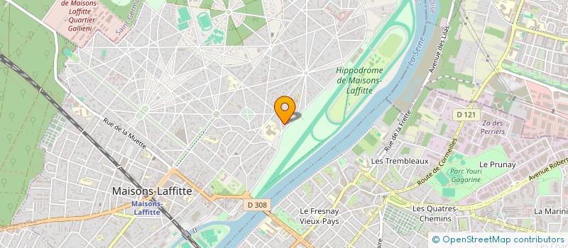 localisation de l'entreprise MADAME MARYLOU CAPPELLI  MAISONS-LAFFITTE