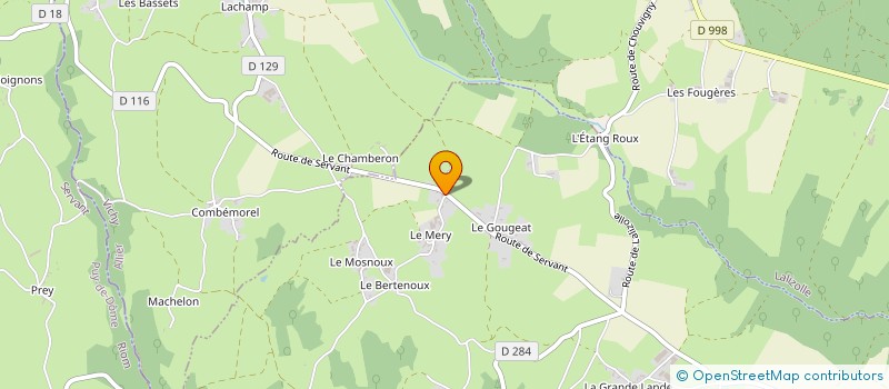 localisation de l'entreprise MADAME MARYLOU CLAISSE à CHOUVIGNY