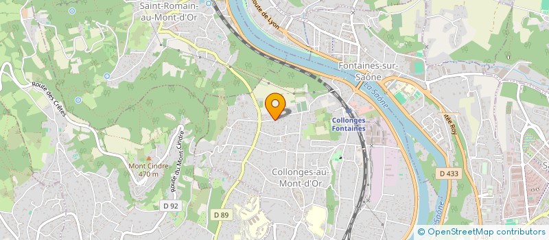 localisation de l'entreprise MADAME MARYLOU CURABET  COLLONGES-AU-MONT-D'OR