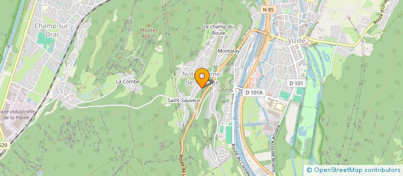 localisation de l'entreprise MADAME MARYLOU FAVRE-MOIRON  NOTRE-DAME-DE-MESAGE