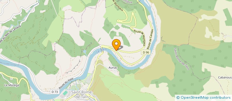 localisation de l'entreprise MADAME MARYLOU FORGES  SAINT-ROME-DE-TARN