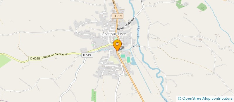 localisation de l'entreprise MADAME MARYLOU FOURCADE à LEZAT-SUR-LEZE