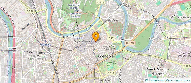 localisation de l'entreprise MADAME MARYLOU GIRAUD  GRENOBLE