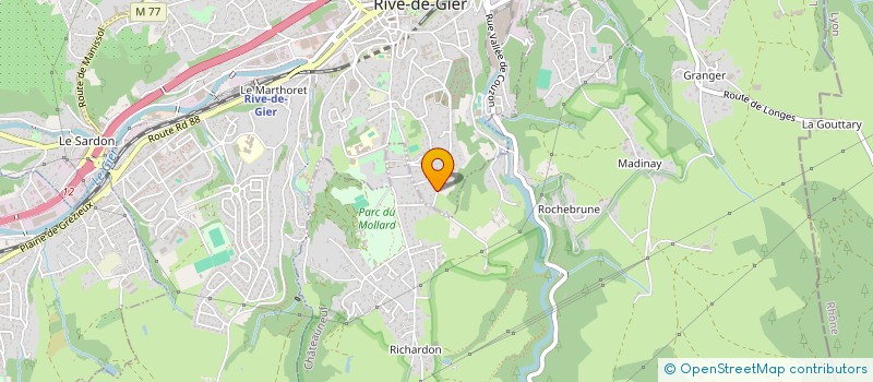 localisation de l'entreprise MADAME MARYLOU GUINAMARD  RIVE-DE-GIER