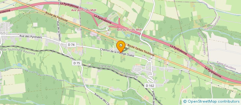 localisation de l'entreprise MADAME MARYLOU MARTINEZ  SAINT-LAURENT-DE-NESTE