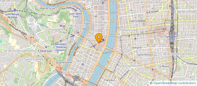 localisation de l'entreprise MADAME MARYLOU POIRIER  SATHONAY-CAMP