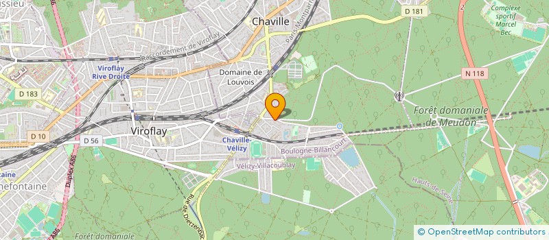 localisation de l'entreprise MADAME MARYLOU RICHOMME à CHAVILLE