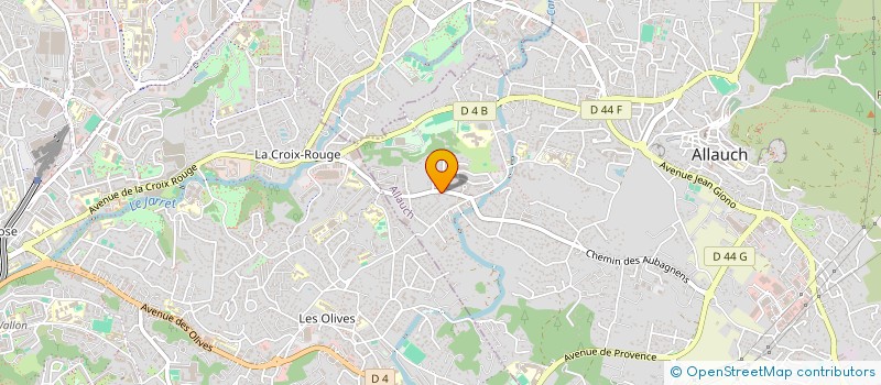 localisation de l'entreprise MADAME MARYLOU RODRIGUEZ à ALLAUCH