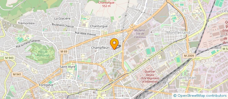 localisation de l'entreprise MADAME MARYLOU SCIACCA  CLERMONT-FERRAND