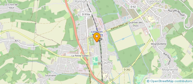 localisation de l'entreprise MADAME MARYLOU THUILLIEZ  CAUFFRY