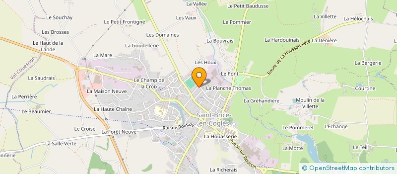 localisation de l'entreprise MADAME MARYN BASTIN  SAINT-MARC-LE-BLANC