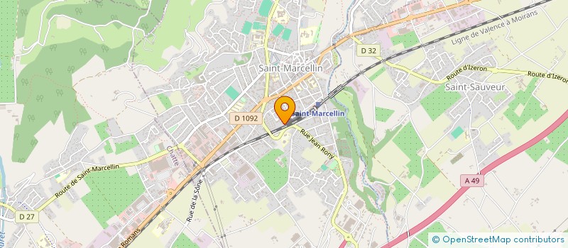 localisation de l'entreprise MADAME MARYN LATROYE  SAINT-MARCELLIN