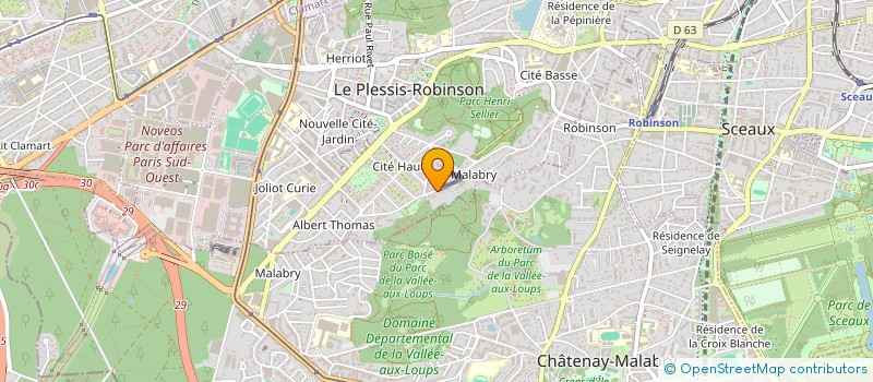 localisation de l'entreprise MADAME MARYNA DOROSHENKO à LE PLESSIS-ROBINSON