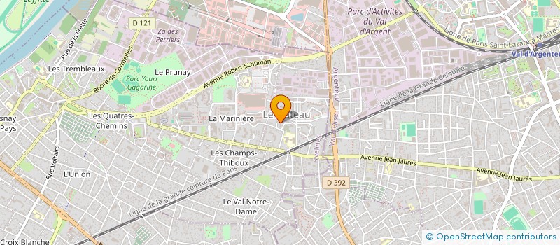 localisation de l'entreprise MADAME MARYNA DUPORT à SARTROUVILLE