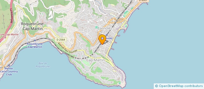 localisation de l'entreprise MADAME MARYNA HOVOROVA à ROQUEBRUNE-CAP-MARTIN