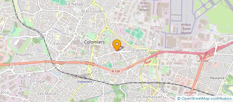 localisation de l'entreprise MADAME MARYNA KOVALVHUK à COLOMIERS