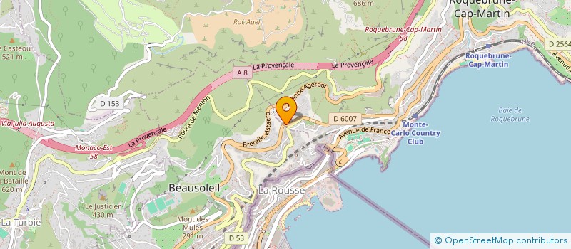 localisation de l'entreprise MADAME MARYNA LAGUZA à ROQUEBRUNE-CAP-MARTIN