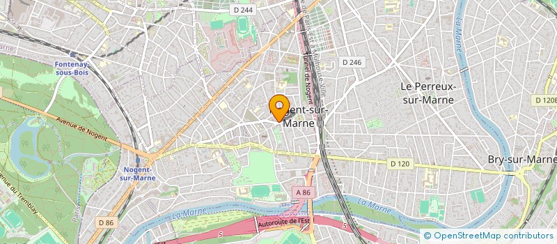 localisation de l'entreprise MADAME MARYNA LOBOSOK  NOGENT-SUR-MARNE