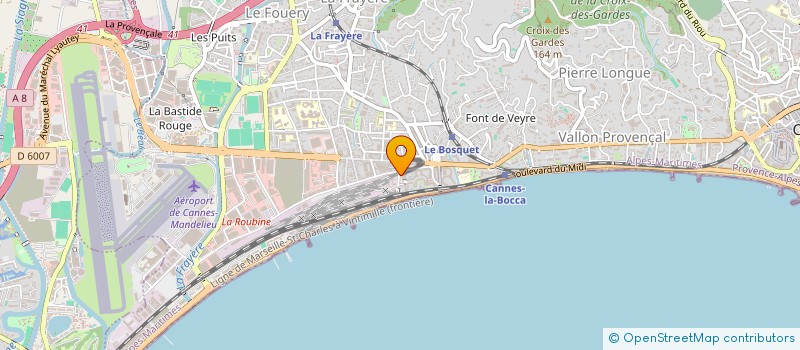 localisation de l'entreprise MADAME MARYNA PETROVSKA  CANNES