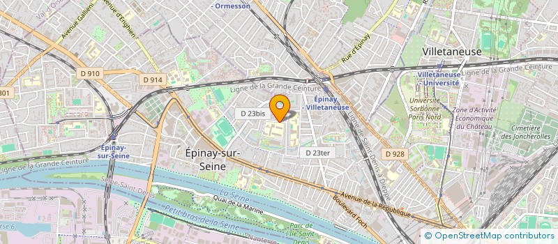 localisation de l'entreprise MADAME MARYNA PRONENKO  EPINAY-SUR-SEINE