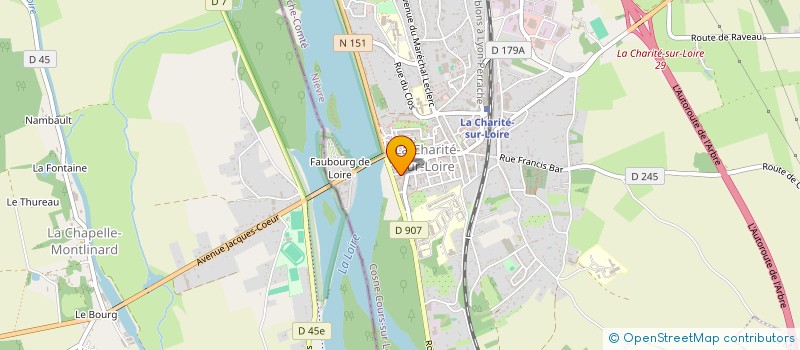 localisation de l'entreprise MADAME MARYNA ROHACHOVA à LA CHARITE-SUR-LOIRE