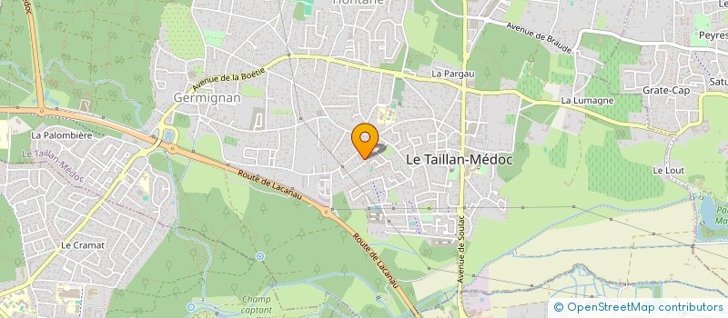 localisation de l'entreprise MADAME MARYNA SERVAN  LE TAILLAN-MEDOC